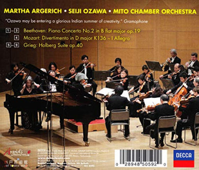 Beethoven: Piano Concerto No. 2; Grieg: Holberg Suite