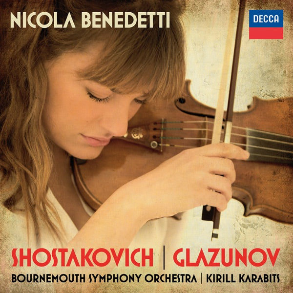 Shostakovich: Violin Concerto No.1; Glazunov: Violin Concerto cover