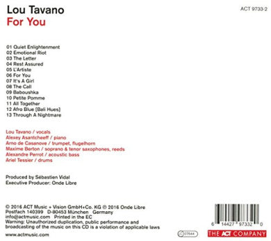 For You - Lou Tavano