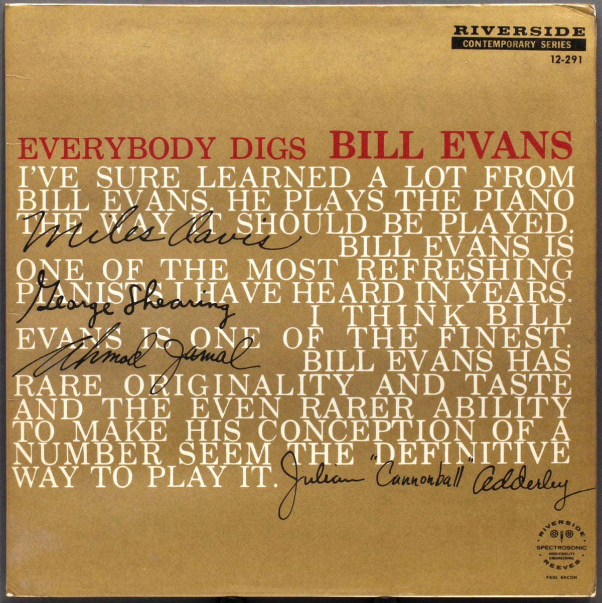 Everybody Digs Bill Evans