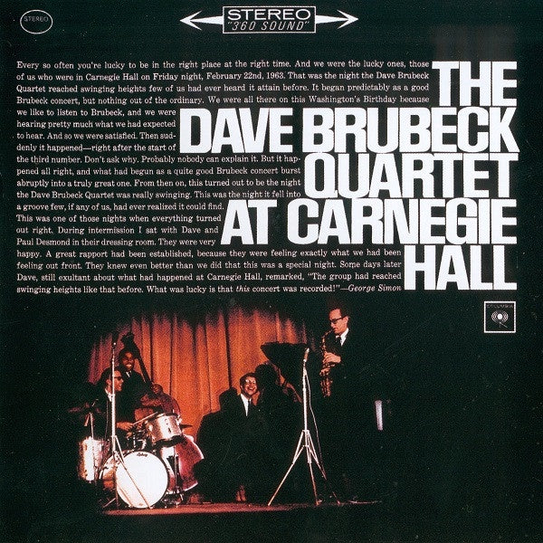 The Dave Brubeck Quartet At Carnegie Hall
