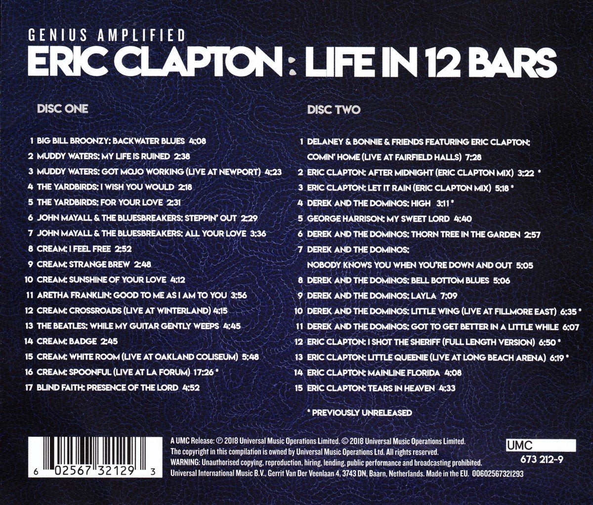 Eric Clapton: Life In 12 Bars