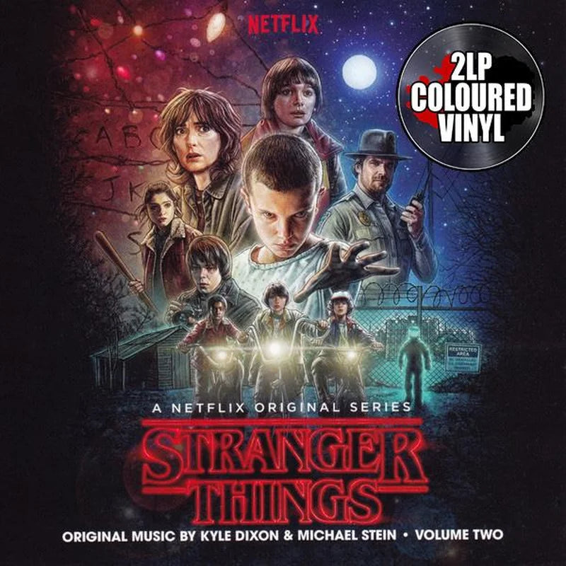 Stranger Things Vol. 2, 2018 Repress Blue and Black Swirl Vinyl (A Netflix Original Series Soundtrack) [VINYL]