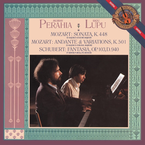 Mozart: Sonata in D Major for Two Pianos, K. 448; Schubert: Fantasia in F minor for Piano, Four Hands, D. 940 (Op. 103) cover